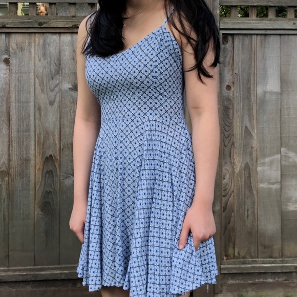Blue summer dress - Picture 2 of 4